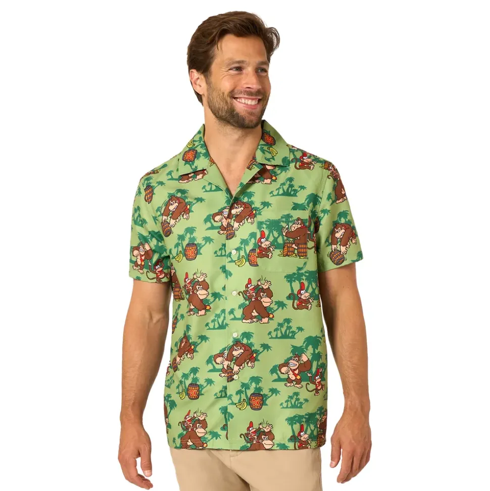 OppoSuits Donkey Kong Bananas Skjorte