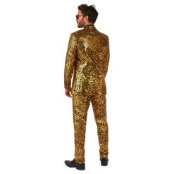 OppoSuits Golden Geo Star Dress