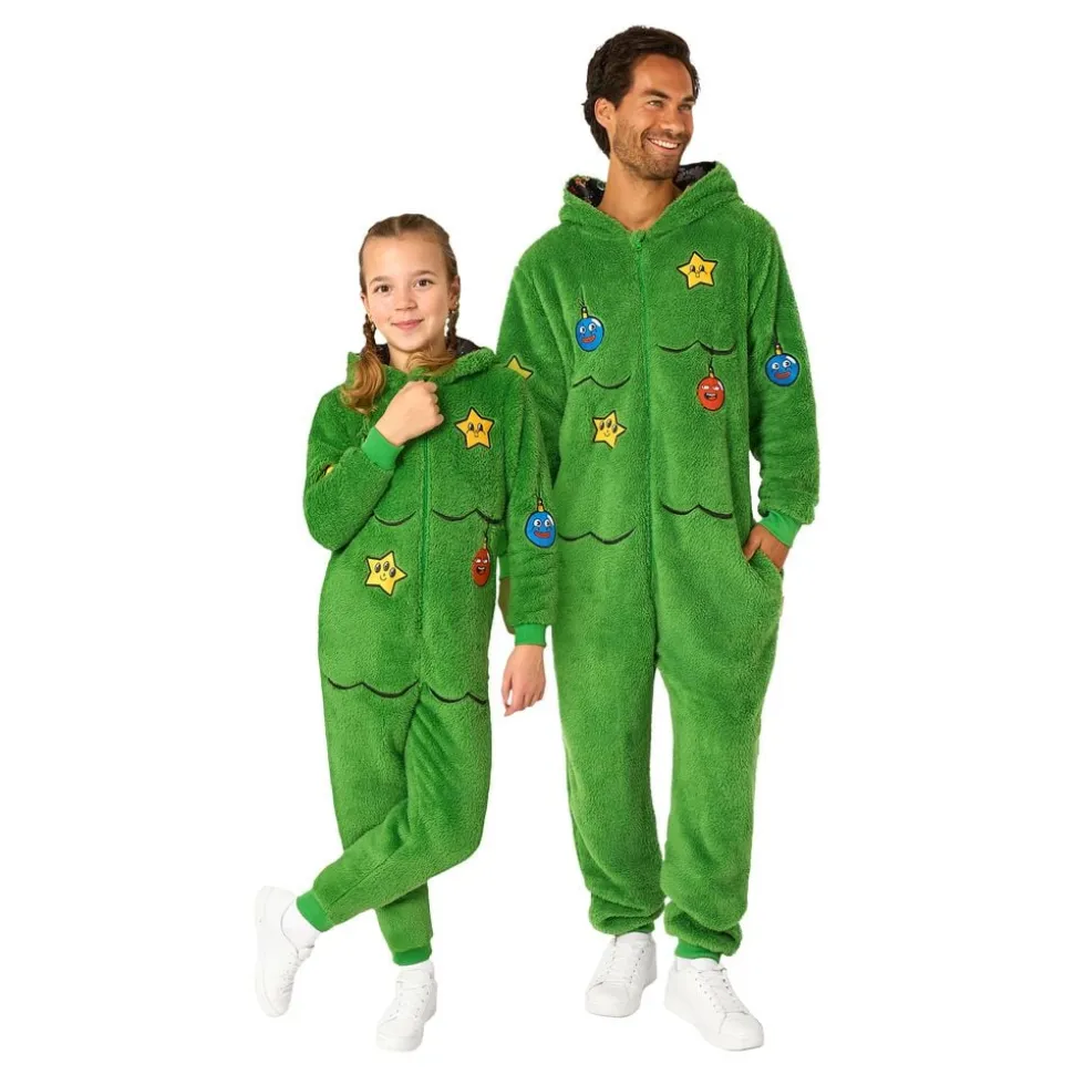 OppoSuits Juletre Barn Onesie