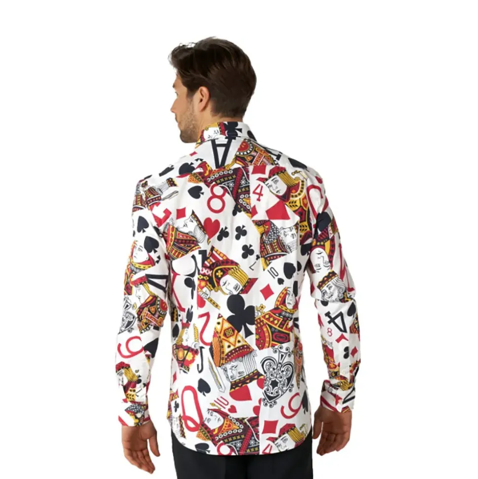 OppoSuits King of Clubs Skjorte