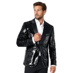 OppoSuits Paljett-dressjakke Briliant Svart