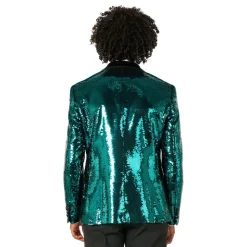 OppoSuits Paljett-dressjakke Brilliant Grønn