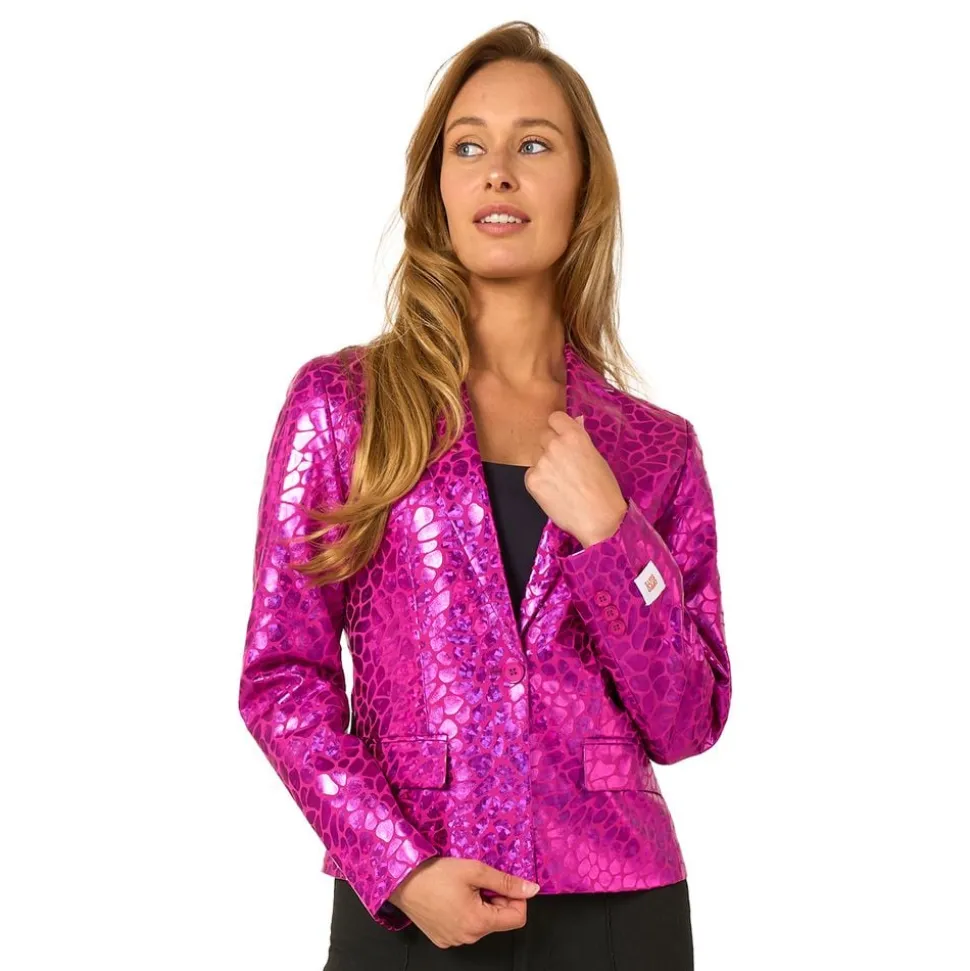 OppoSuits Peppy Pink Dame Dressjakke
