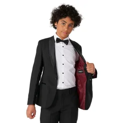 OppoSuits Teen Jet Set Black Smoking