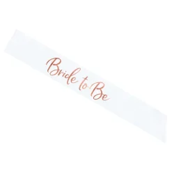 Ordensbånd Bride To Be Hvit/Rosé