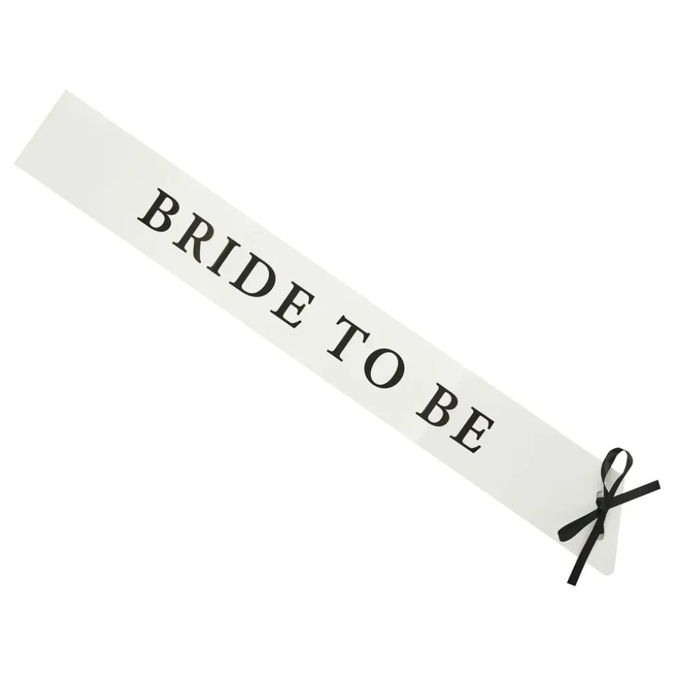 Ordensbånd Bride to Be Hvit/Svart