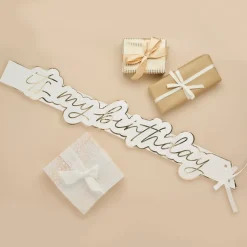 Ordensbånd It's My Birthday Gull