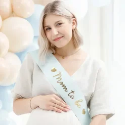 Ordensbånd Mom to Be Lyseblå