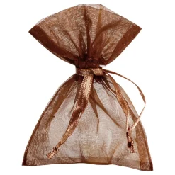 Organza-poser Brun