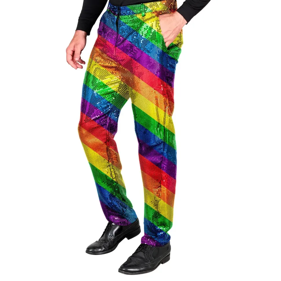 Paljettbukser Multi Pride Herre