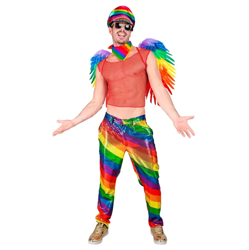 Paljettbukser Multi Pride Herre