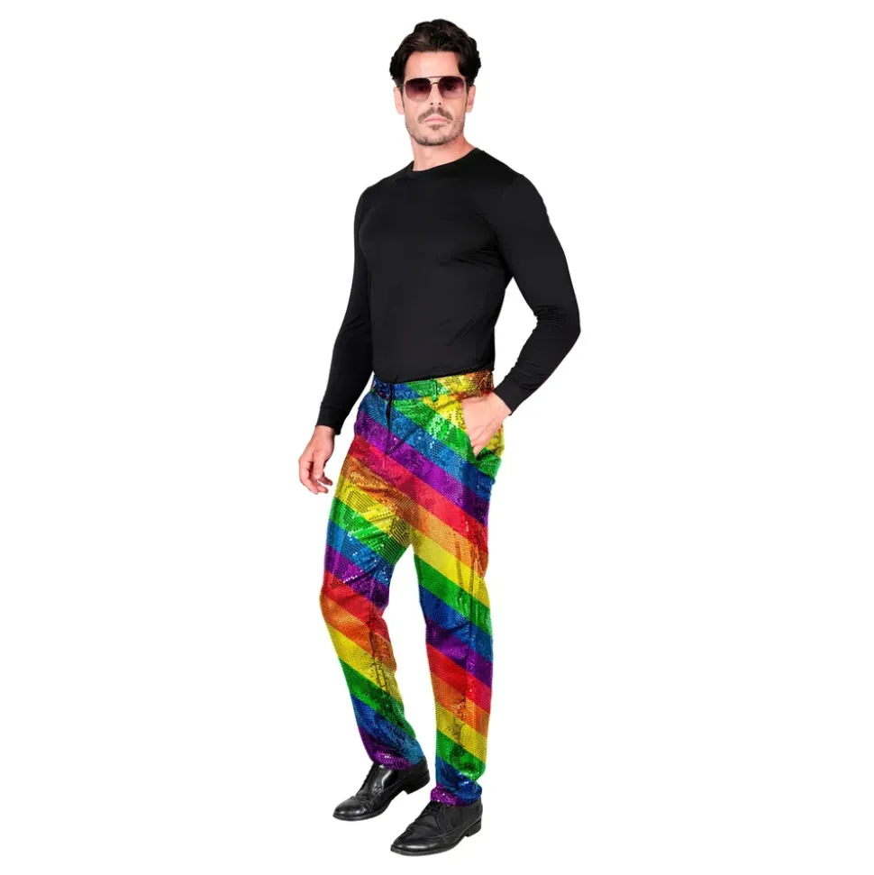 Paljettbukser Multi Pride Herre