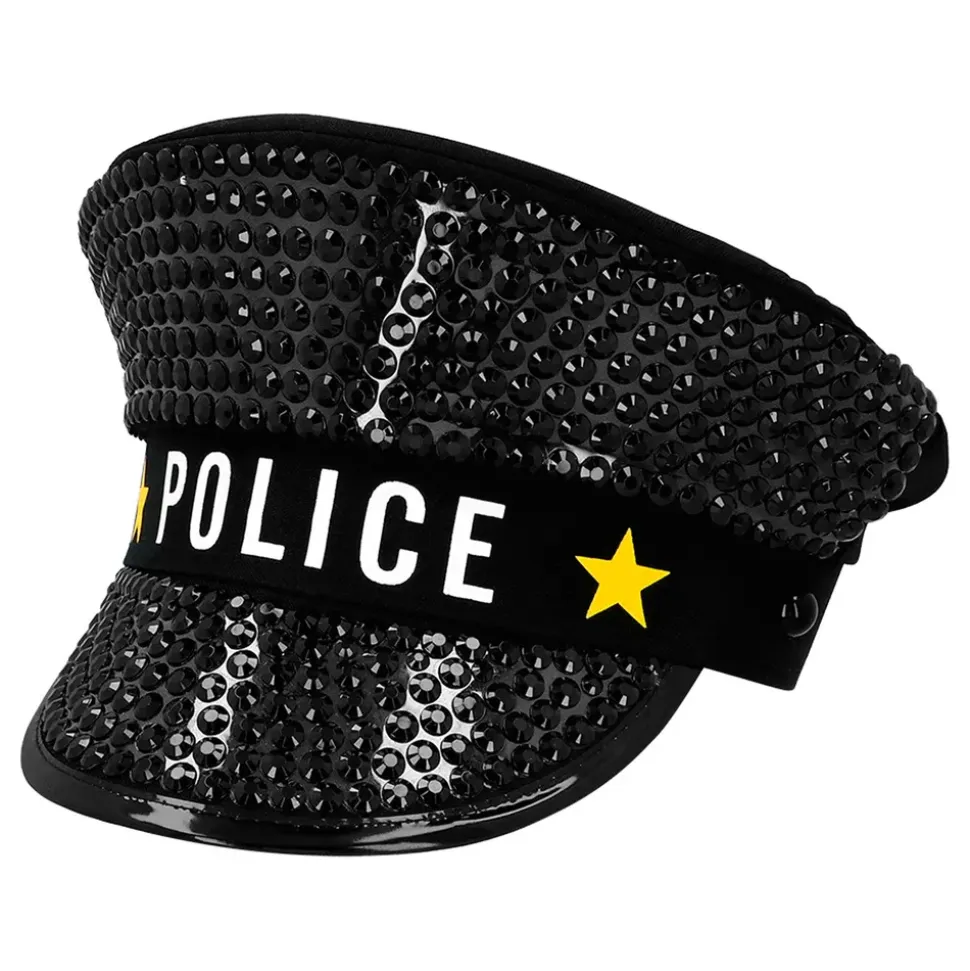 Paljettcaps Politiet Sparkle