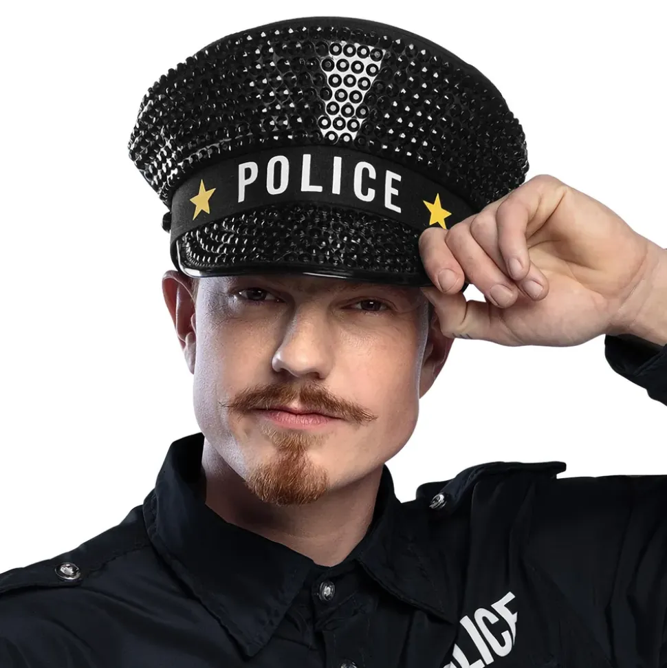 Paljettcaps Politiet Sparkle