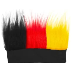Pannebånd Med Hår Svart/Rød/Gul