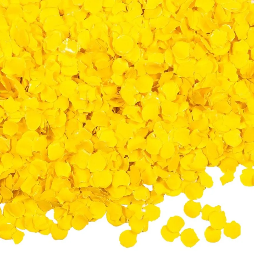 Papirkonfetti Gul