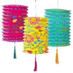 Papirlykter Boho Mix