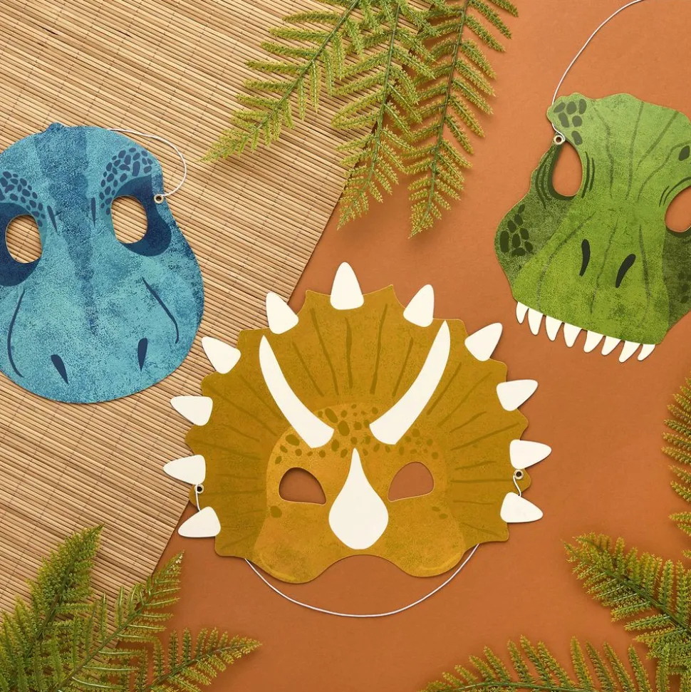 Papirmasker Dinosaurer