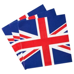 Papirservietter Britiske Flagg