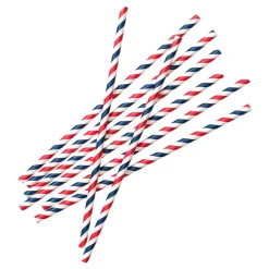 Papirsugerør Norske Flagg