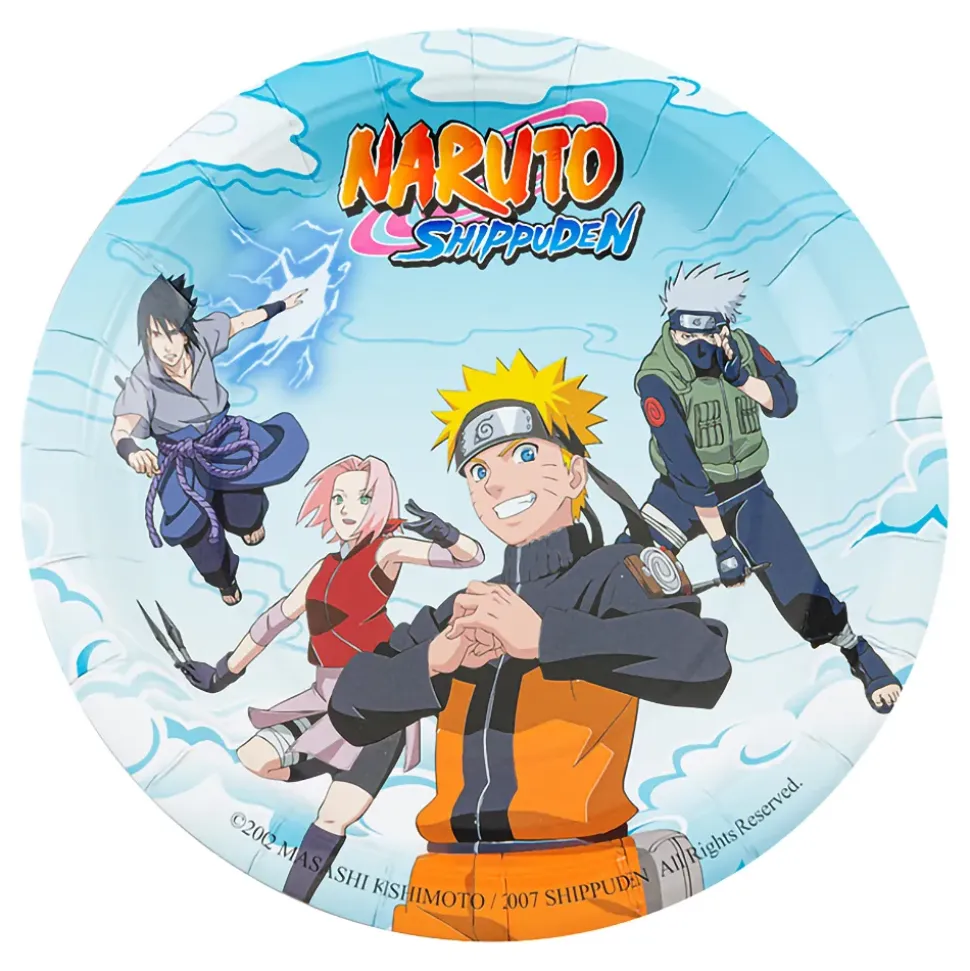 Papirtallerkener Naruto Shippuden