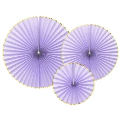 Papirvifter Lilla/Gull Pastell