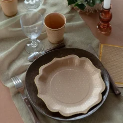 Pappasjetter Prikkete Brun/Gull