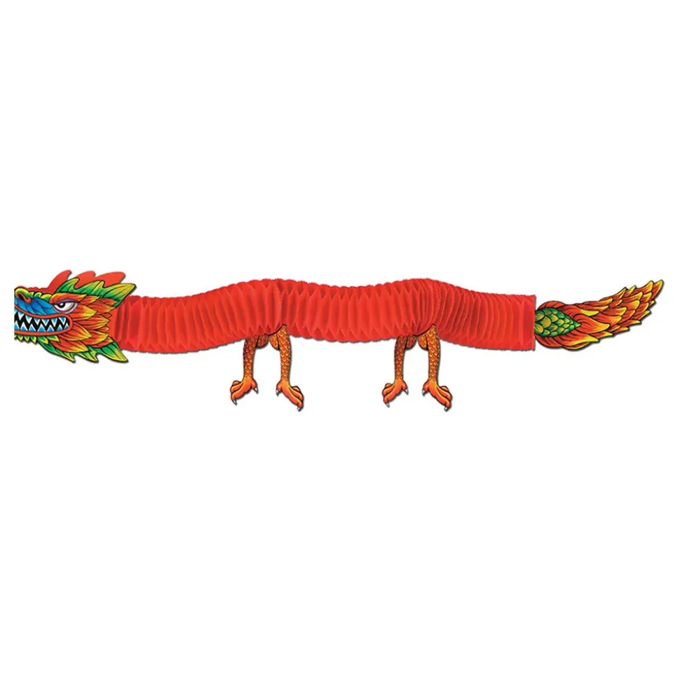 Pappdekorasjon Drage Orientalsk
