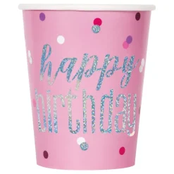 Pappkopper Happy Birthday Rosa Skimmer