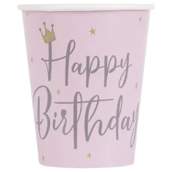 Pappkopper Happy Birthday Stjerner