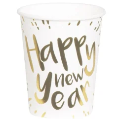 Pappkopper Happy New Year Gullmetallic