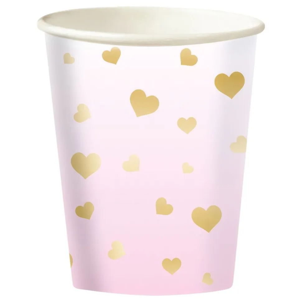Pappkopper Rosa/Gull Ombre