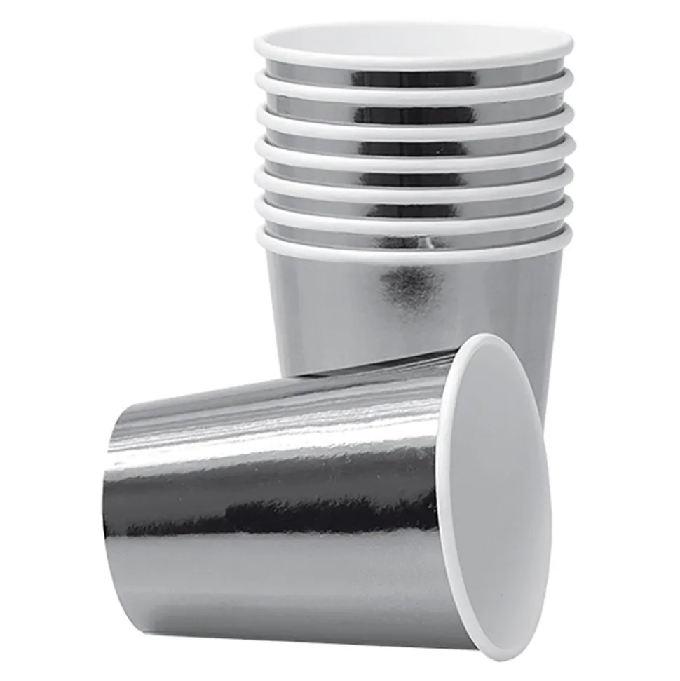 Pappkopper Sølv Metallic