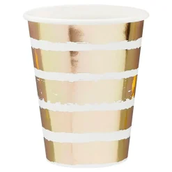 Pappkopper Stripete Gull Metallic
