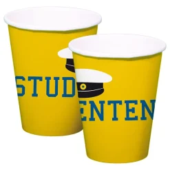 Pappkopper Studenten Blå/Gul