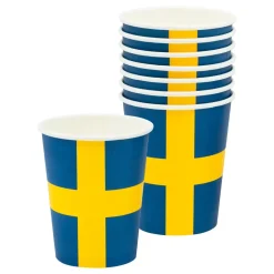 Pappkopper Svenske Flagget