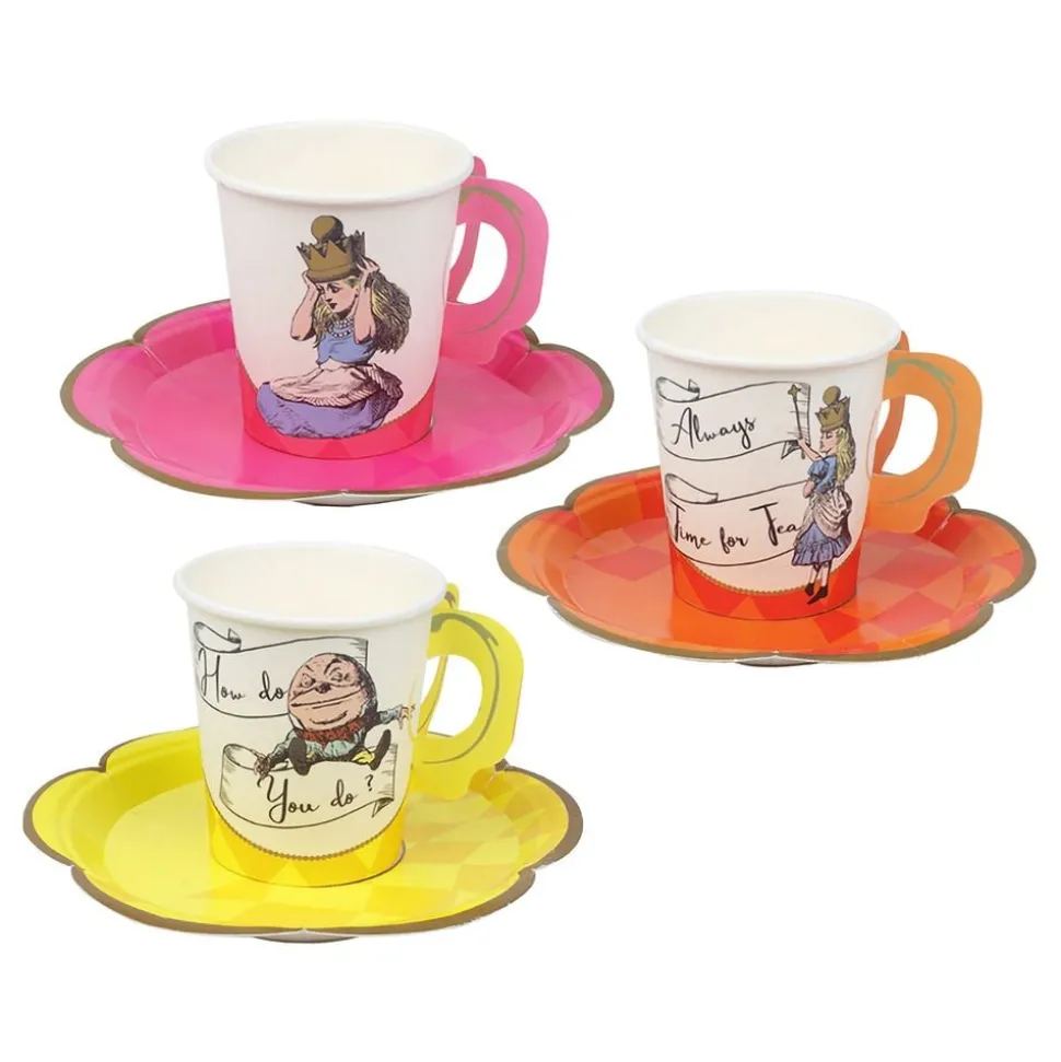 Pappkopper Tea Party Alice Wonderland