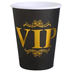 Pappkopper VIP Svart/Gull