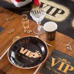 Pappkopper VIP Svart/Gull