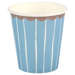 Pappkopp Liten Blå/Brun