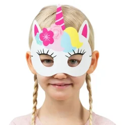 Pappmasker Enhjørning