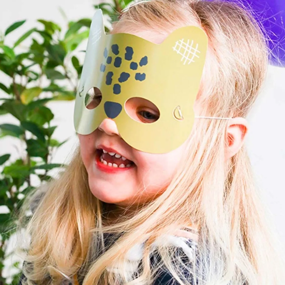 Pappmasker Zoo Party