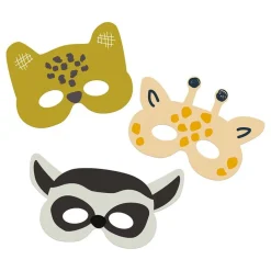 Pappmasker Zoo Party