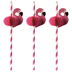 Pappsugerør Flamingo