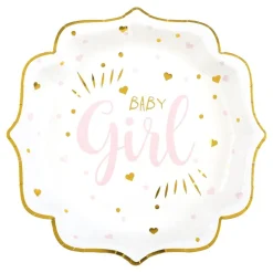 Papptallerken Baby Girl