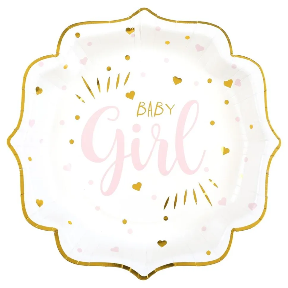 Papptallerken Baby Girl