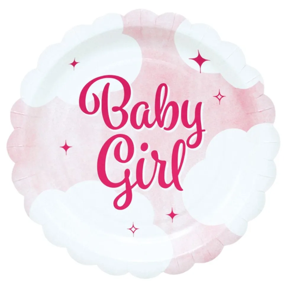 Papptallerkener Baby Girl