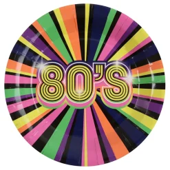 Papptallerkener Back to the 80's