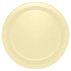 Papptallerkener Elfenben