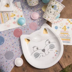 Papptallerkener Kitty Party
